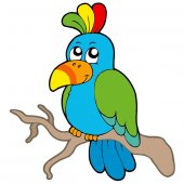 Wandsticker Vogel