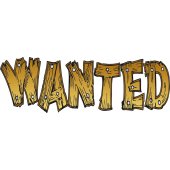 Wandsticker Wanted