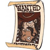 Wandsticker Wanted