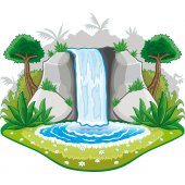 Wandsticker Wasserfälle