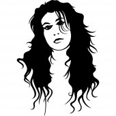 Wandtattoo Amy Winehouse