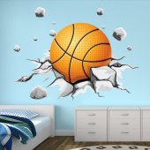 Wandtattoo Basketball