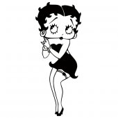 Wandtattoo Betty Boop