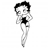 Wandtattoo Betty Boop