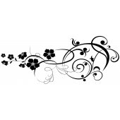 Wandtattoo Blume