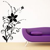 Wandtattoo Blume