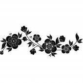 Wandtattoo Blume