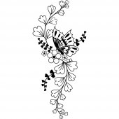 Wandtattoo Blume