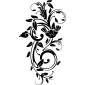 Wandtattoo Blume