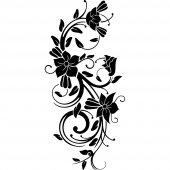 Wandtattoo Blume