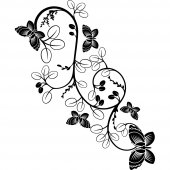 Wandtattoo Blume