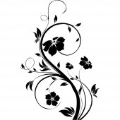 Wandtattoo Blume