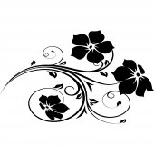 Wandtattoo Blume