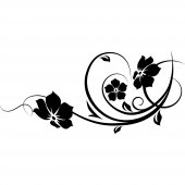 Wandtattoo Blume