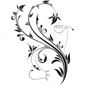 Wandtattoo Blume