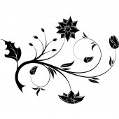 Wandtattoo Blume