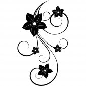 Wandtattoo Blume