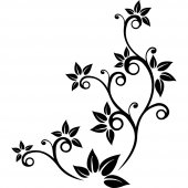 Wandtattoo Blume