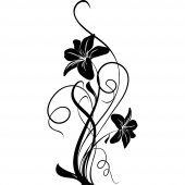 Wandtattoo Blume