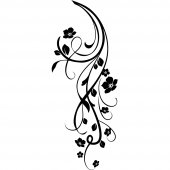 Wandtattoo Blume