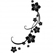 Wandtattoo Blume