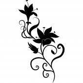 Wandtattoo Blume