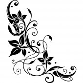 Wandtattoo Blume