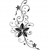 Wandtattoo Blume