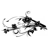 Wandtattoo Blumen