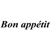 Wandtattoo Bon Appétit