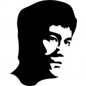 Wandtattoo Bruce Lee