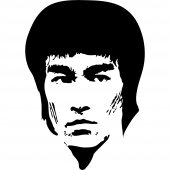 Wandtattoo Bruce Lee