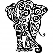 Wandtattoo Elefant