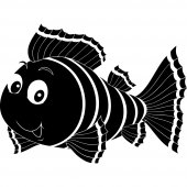 Wandtattoo Fisch