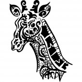 Wandtattoo Giraffe