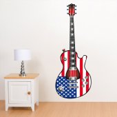 Wandtattoo Gitarre