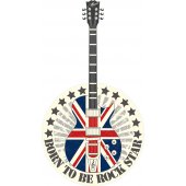 Wandtattoo Gitarre