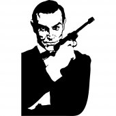 Wandtattoo James bond