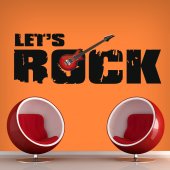 Wandtattoo Let's rock
