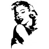 Wandtattoo Marilyn Monroe