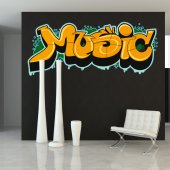 Wandtattoo Musik