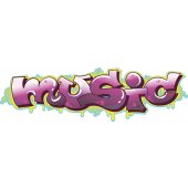 Wandtattoo Musik