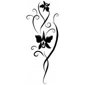 Wandtattoo Orchidee