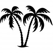 Wandtattoo Palm