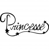 Wandtattoo Prinzessin