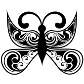 Wandtattoo Schmetterling