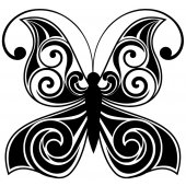 Wandtattoo Schmetterling