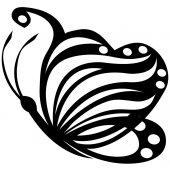 Wandtattoo Schmetterling