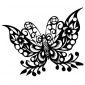 Wandtattoo Schmetterling