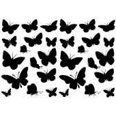 Wandtattoo Schmetterling Set